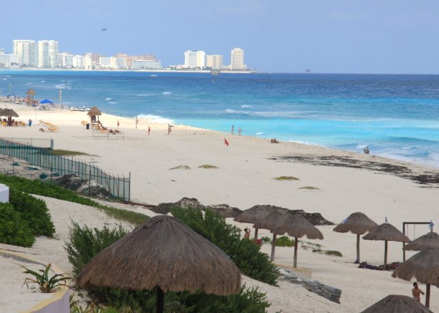 zicht op deel Cancun