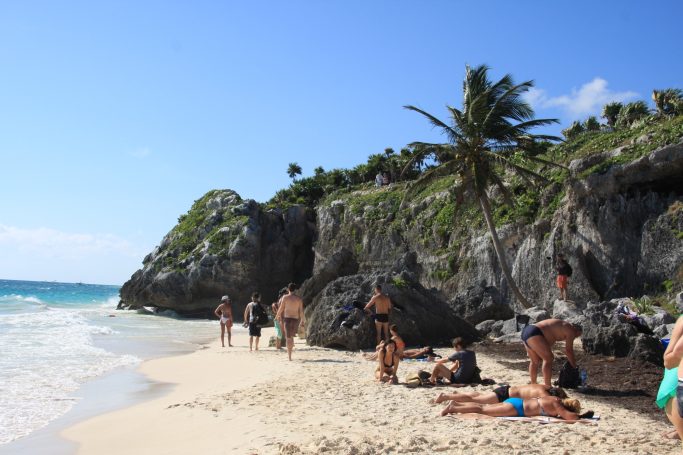 Tulum, strand