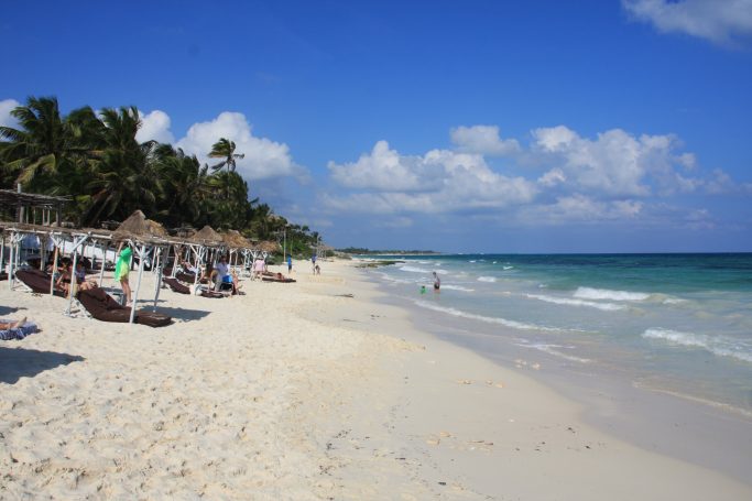Tulum, strand