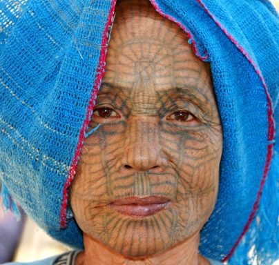 Chin vrouw Myanmar